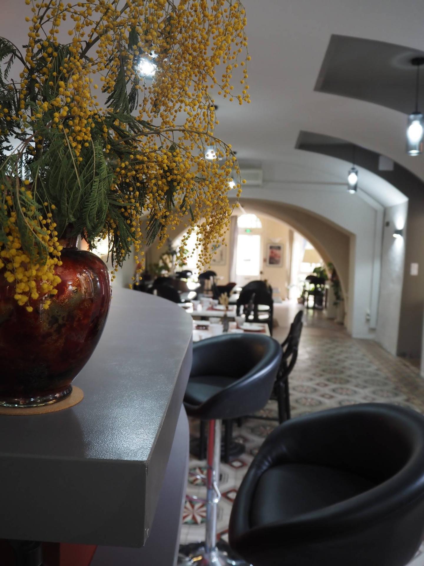 Réception de l'hôtel Saint-Jean Orange